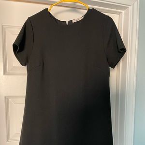 Black, scalloped bottom dress